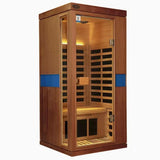 Sauna Sector 1-Person Solid Wood Indoor Detox Ozone Far Infrared Sauna S01150X14