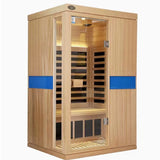 Sauna Sector 2-Person Far Infrared Indoor Sauna Room Solid Wood S01150X19