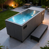 Sauna Sector Mega Smart WiFi Cold Plunge Ice Bath with 1HP Chiller and Filter S01150X130