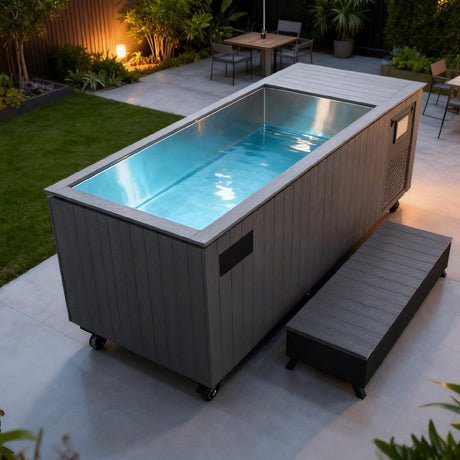 Sauna Sector Mega Smart WiFi Cold Plunge Ice Bath with 1HP Chiller and Filter S01150X130