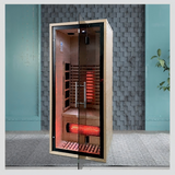 Sauna Sector 2-Person Indoor Solid Wood Home Infrared Sauna Room S01150X16