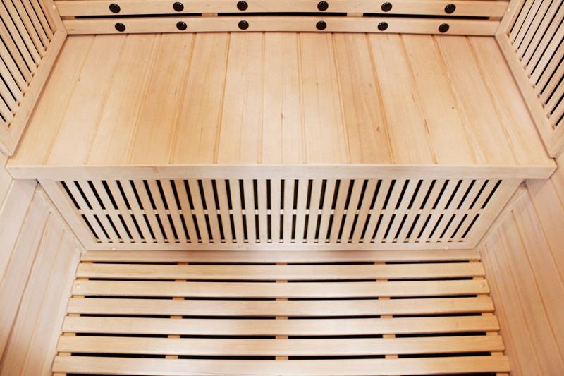 Sauna Sector 2-Person Hemlock Indoor Traditional Wooden Cube Steam Sauna S01150X55