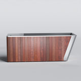 Sauna Sector Stainless Steel Cold Plunge Ice Bath Tub with WiFi and Insulated Lid S01150X115