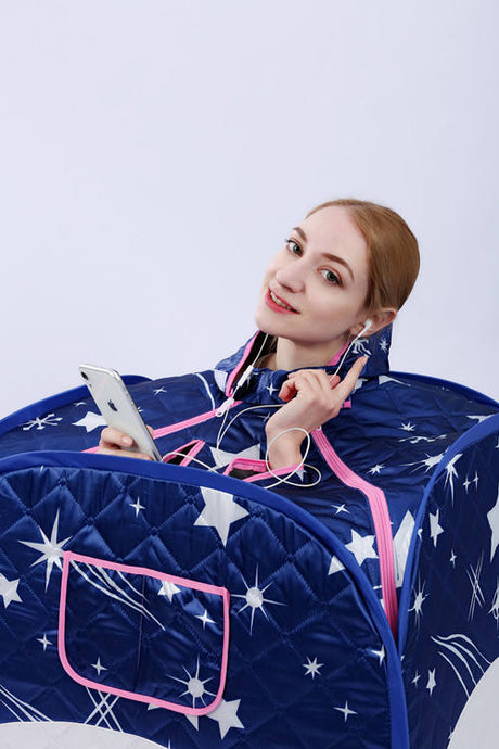 Sauna Sector 1-Person 3.0L Traditional Steam Sauna Herbal Spa Tent S01150X39