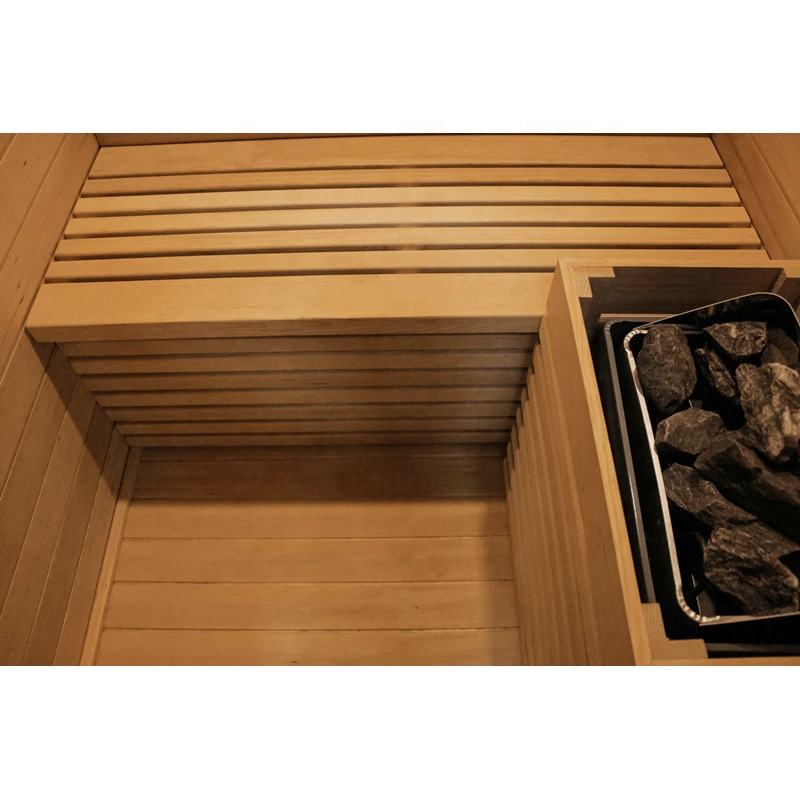 Sauna Sector 2-Person Hemlock Wooden Outdoor Steam Sauna S01150X63