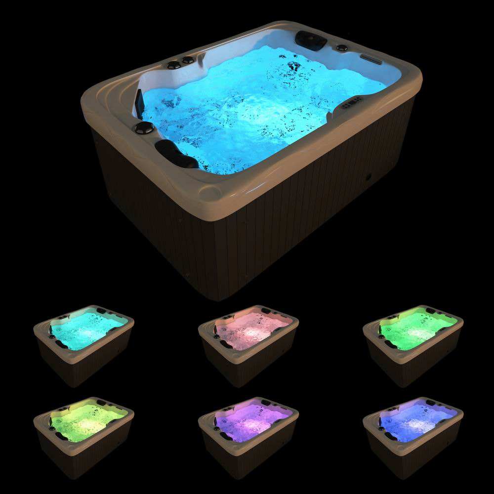 Sauna Sector 2-Person Outdoor Acrylic Spa Hot Tub with Balboa Massage S01150X121