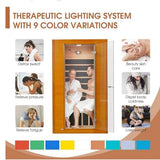 Sauna Sector 2-Person Traditional Hemlock Solid Wood Indoor Sauna Room S01150X17