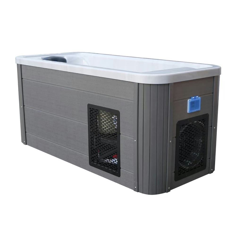 Sauna Sector Outdoor Acrylic Ice Bath Cold Plunge Tub with WiFi and Chiller S01150X89