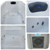 Sauna Sector Outdoor Acrylic Ice Bath Cold Plunge Tub with WiFi and Chiller S01150X89
