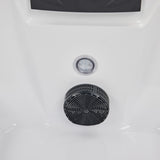 Sauna Sector Outdoor Modern Spa and Ice Bath Tub with Massage and 4 Speakers S01150X129