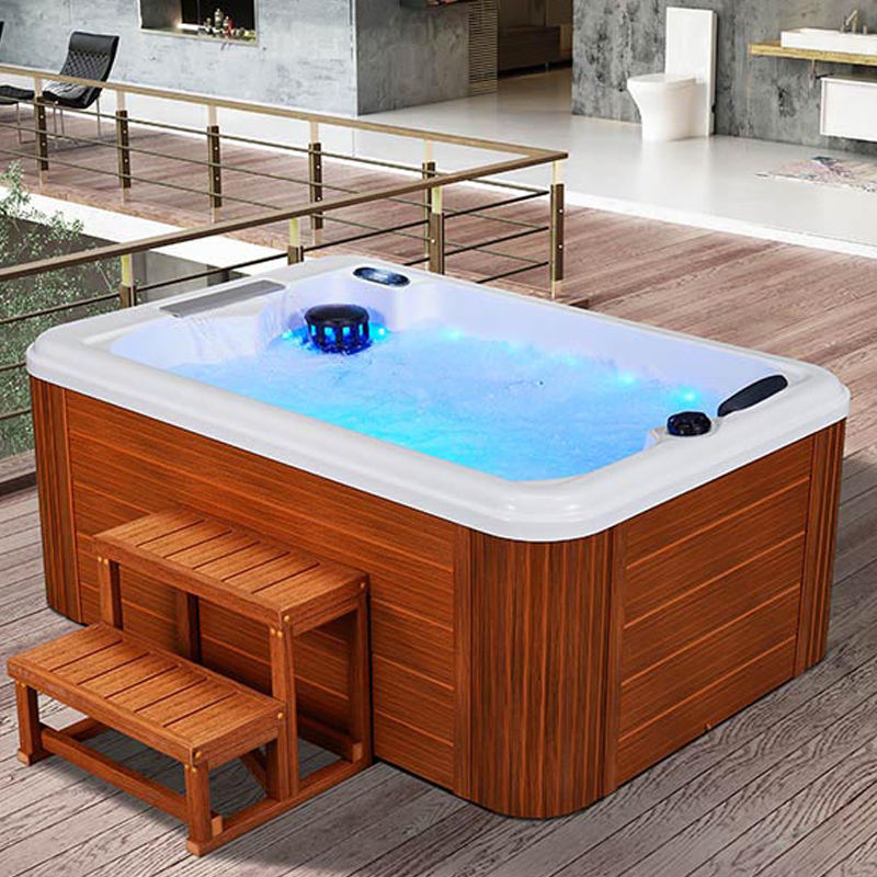 Sauna Sector 3-Person Freestanding Outdoor Hot Tub with Balboa System S01150X123