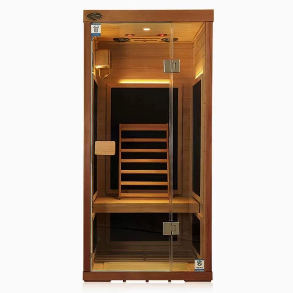 Sauna Sector Hemlock Solid Wood Indoor Far Infrared Sauna Room S01150X13