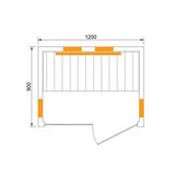 Sauna Sector 2-Person Wooden Outdoor Full Spectrum Infrared Sauna S01150X60
