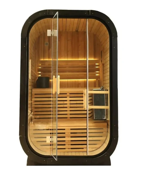 Sauna Sector 2-Person Wet Sauna Glass Door S01150X72