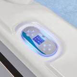 Sauna Sector 6-Person Luxury Acrylic Outdoor Whirlpool Spa Hot Tub S01150X122