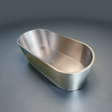 Sauna Sector Stainless Steel Cold Plunge Ice Bath Tub with Thermostat S01150X88