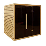 Sauna Sector 6-Person Hybrid Infrared & Traditional Deluxe Sauna Room S01150X54