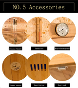 Sauna Sector 2-Person Solid Wood Hemlock Indoor Sauna Room S01150X15