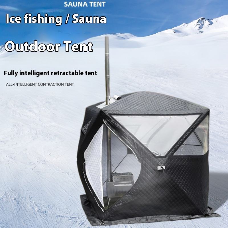 Sauna Sector 4-Person Modern Outdoor Electric Sauna Tent Acrylic S01150X45