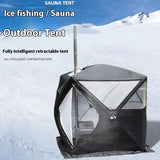 Sauna Sector 4-Person Modern Outdoor Electric Sauna Tent Acrylic S01150X45