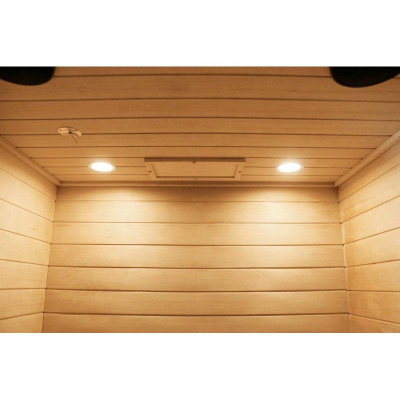 Sauna Sector 2-Person Hemlock Wooden Outdoor Steam Sauna S01150X63