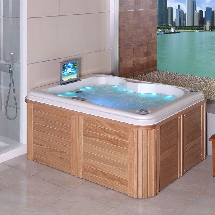 Sauna Sector 3-Person Freestanding Outdoor Hot Tub with Balboa System S01150X123