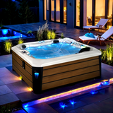 Sauna Sector 5-Person Modern Garden Acrylic Hot Tub S01150X85