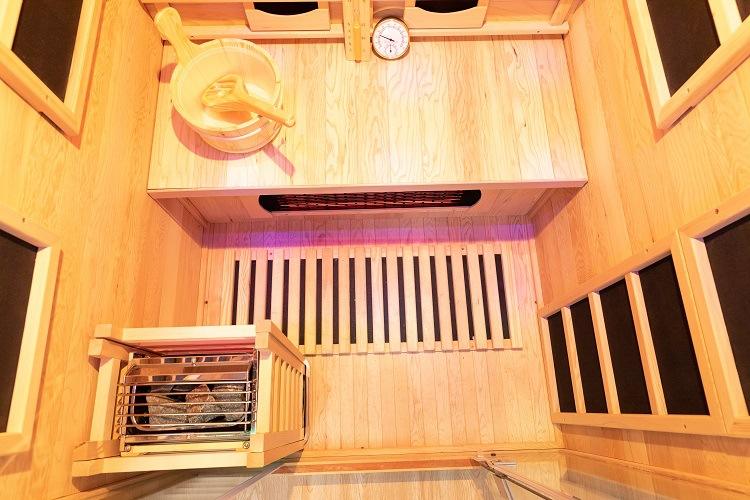 Sauna Sector 2-Person Modern Infrared and Steam Sauna Room S01150X2