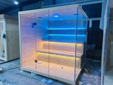 Sauna Sector Full Spectrum Infrared Outdoor Steam Sauna Room S01150X93