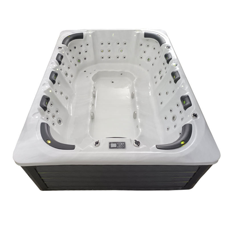 Sauna Sector 12-Person Luxury Outdoor Swim Spa Whirlpool Hot Tub S01150X106
