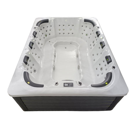 Sauna Sector 12-Person Luxury Outdoor Swim Spa Whirlpool Hot Tub S01150X106