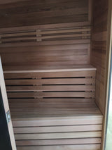 Sauna Sector Outdoor Red Cedar Garden Sauna for 4–6 People Steam Therapy S01150X77