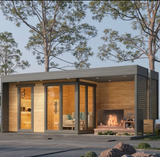 Sauna Sector Canadian Sequoia Outdoor Red Cedar Steam Sauna Room S01150X91