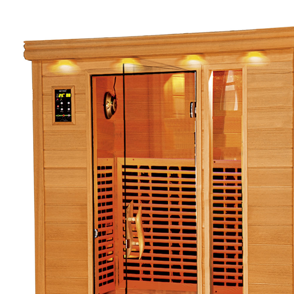 Sauna Sector 4-Person Modern Outdoor Infrared Steam Sauna S01150X23