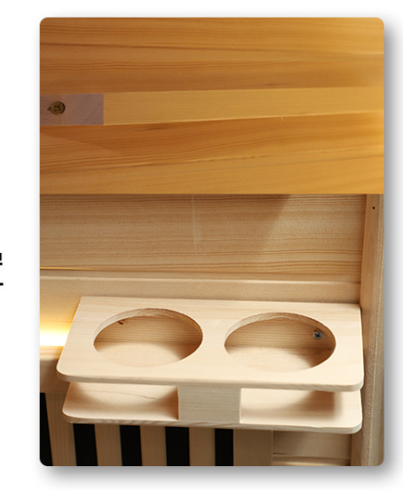 Sauna Sector 2-Person Solid Wood Indoor Far Infrared Therapy Sauna S01150X4