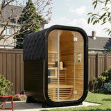 Sauna Sector 2-Person Wet Sauna Glass Door S01150X72