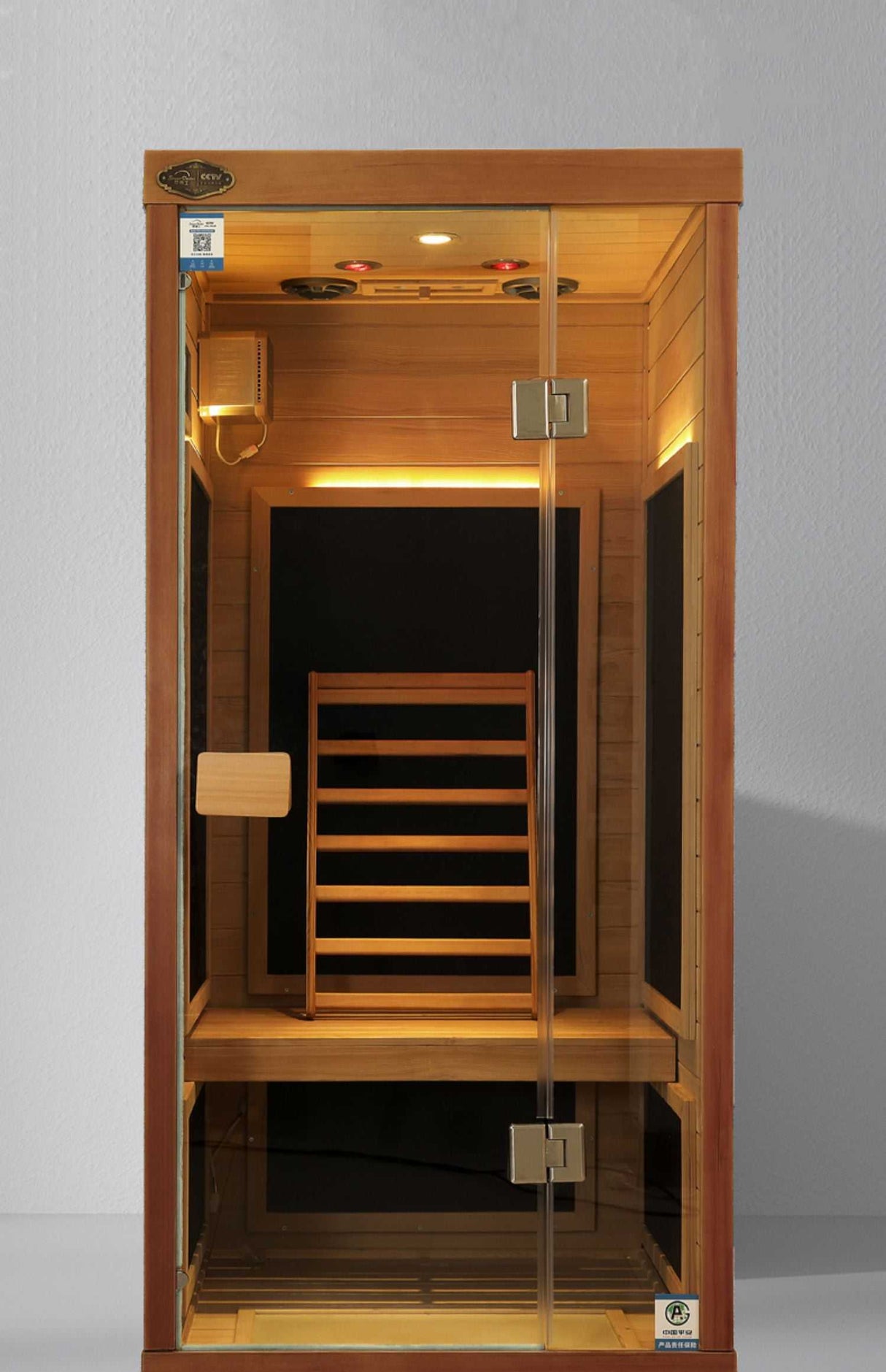 Sauna Sector 1-Person Indoor Infrared Sauna Room S01150X10