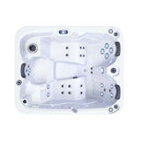 Sauna Sector 3-Person Outdoor Acrylic Mini Hot Tub Whirlpool Spa S01150X117