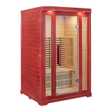 Sauna Sector 2-Person Hemlock Indoor Traditional Wooden Cube Steam Sauna S01150X55