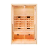 Sauna Sector 2-Person Wooden Outdoor Full Spectrum Infrared Sauna S01150X60