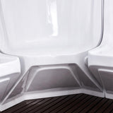 Sauna Sector 6-Person Luxury Acrylic Steam Room with Tempered Glass S01150X102