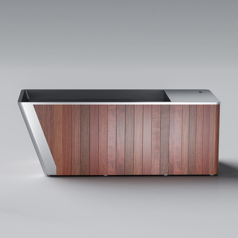 Sauna Sector Stainless Steel Cold Plunge Ice Bath Tub with WiFi and Insulated Lid S01150X115