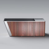 Sauna Sector Stainless Steel Cold Plunge Ice Bath Tub with WiFi and Insulated Lid S01150X115