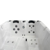 Sauna Sector 3-Person Outdoor Acrylic Mini Hot Tub Whirlpool Spa S01150X117