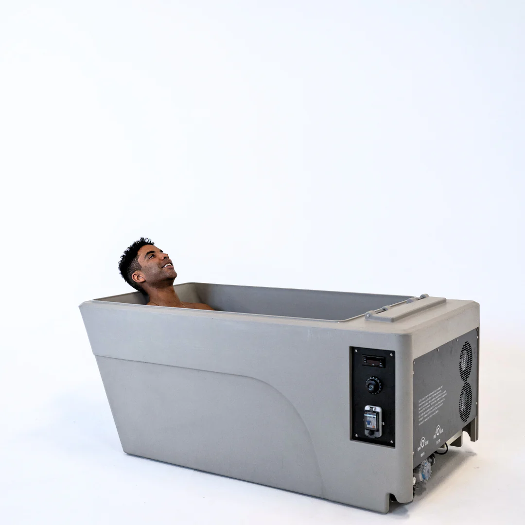 Sauna Sector Rectangular Acrylic Ice Bath Tub with 1HP Chiller & Filter S01150X90