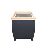Sauna Sector Portable Wooden Ice Tub Stainless Steel Liner S01150X70