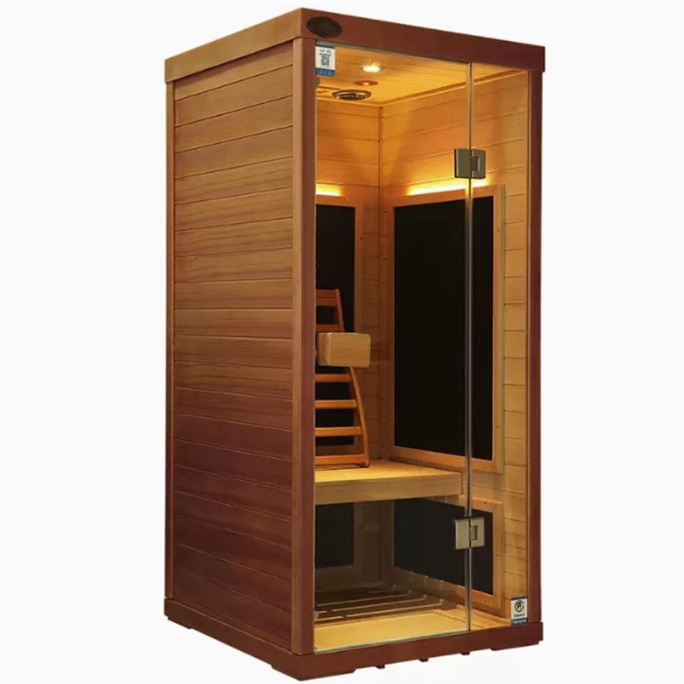 Sauna Sector Hemlock Solid Wood Indoor Far Infrared Sauna Room S01150X13