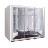 Sauna Sector 6-Person Luxury Acrylic Steam Room with Tempered Glass S01150X102