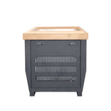 Sauna Sector Portable Wooden Ice Tub Stainless Steel Liner S01150X70