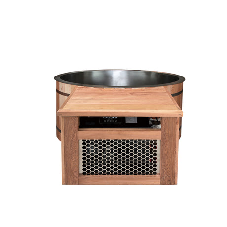 Sauna Sector 2-Person Outdoor Wooden Hot Tub with Balboa Massage System S01150X71